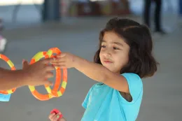Playing ring toss (NSFS repository)
