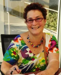 Amina Harris, director of the Honey and Pollination Center (Photo by Kathy Keatley Garvey)