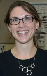 Postdoctoral scholar Rosemary Malfi. (Photo by Kathy Keatley Garvey)