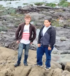 Outside enjoying nature