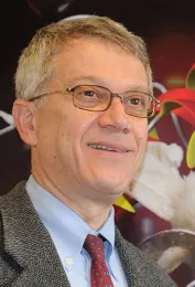 UC Davis distinguished professor Walter Leal, organizer-moderator of the COVID-19 webinar (Photo by Kathy Keatley Garvey)