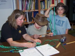 Rope Tying Countywide horse 02 08 005