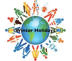 Winter holidays logo