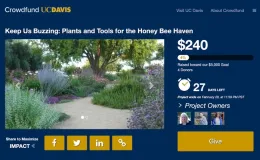 UC Davis Crowdfund Haven screenshot