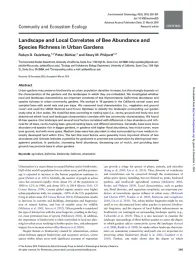 Paper on bee/mulch relationship in gardens