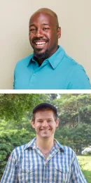 Christopher Schell (top) and Max Lambert. Schell photo by Anastasiia Sapon