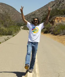 Derrick Robinson taking part in UC Walks