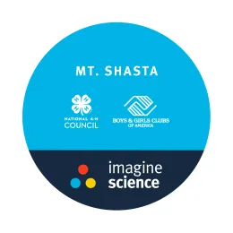 Mt Shasta Imagine Science Logo