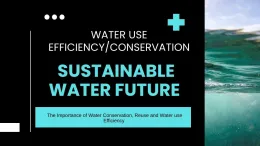 Water Use Efficiency Cover