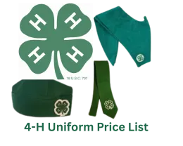 4-H Uniform Price List