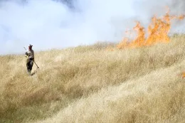 Controlled burn in Humboldt-Del Norte