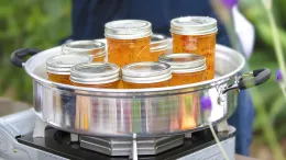 Colorful Jalapeno Jelly in jars