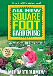 Cover of the "All New Square Foot Gardening" book by Mel Bartholomew