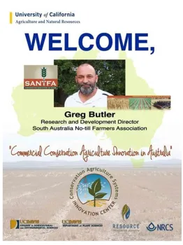 A flyer for the presentation given by Greg Butler.