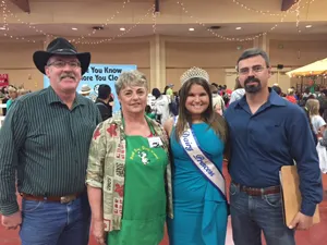 Sam Dolcini, NBDW Member Annette Grossi, District 3 Dairy Princess Connie Jones, Dominic Grossi