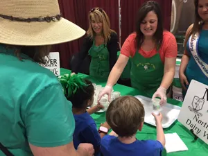 North Bay Dairy Women serve milk