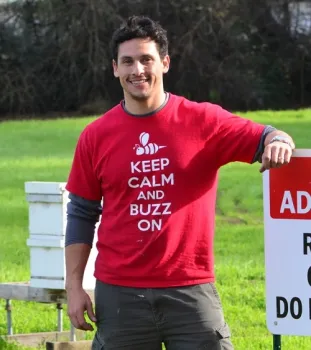 Staff research associate Bernardo Niño. (Photo by Kathy Keatley Garvey)