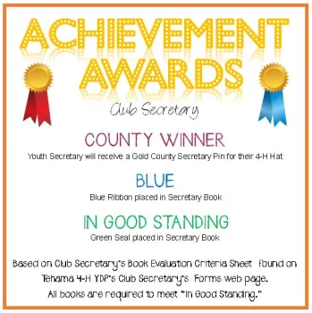 Club Secretary Awards Announcement