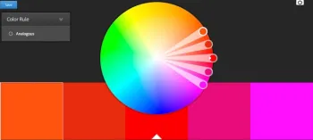 Analogous colors are those that are next to each other on the color wheel