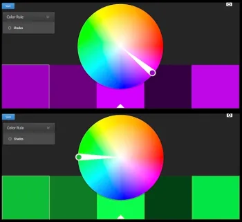 Shades of one color can also create an effective garden color scheme