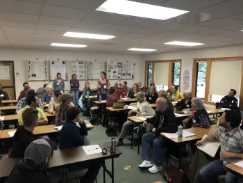 Classroom session of May 2019 Rx workshop at Blodgett