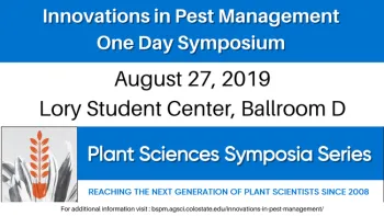 Innovation in Pest Mgmt Symposium flyer