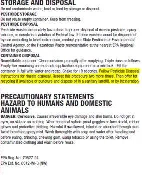 There is a lot of information on a disinfectant label. Not reading and following label instructions puts you at risk of breaking federal and state pesticide regulations-not to mention putting your health at risk.