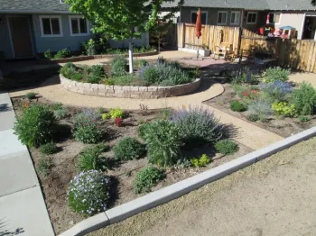 Individual beds are easy to maintain.