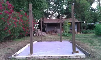 3 mil plastic covered the soil, J. Alosi