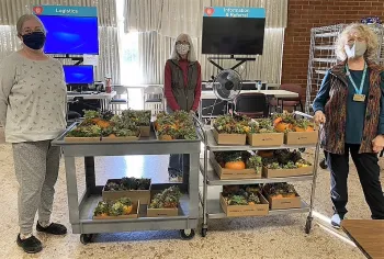 VMSC pumpkin centerpieces