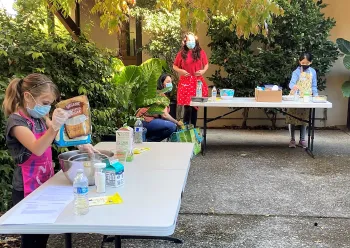 Belmont 4-H Club Bakers at Work