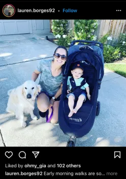 Lauren Borges won an award for her social media post.