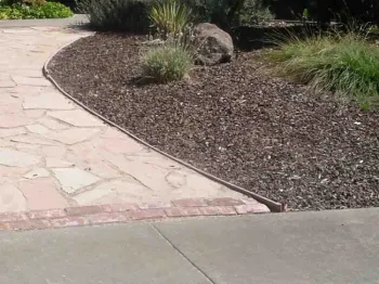 Flagstone walkway to door, Cindy Weiner