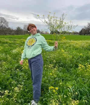 Katie Hostetler, a UC Davis graduating senior in entomology, was named the recipient of the Outstanding Senior in Entomology award.