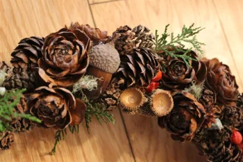 Wreath by Heidi close up