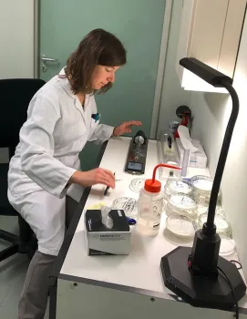 Team member Marie Stephanie Vemerey