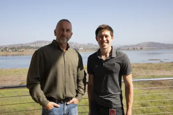 Advisor Eric Middleton and Dr. Mark Hoddle