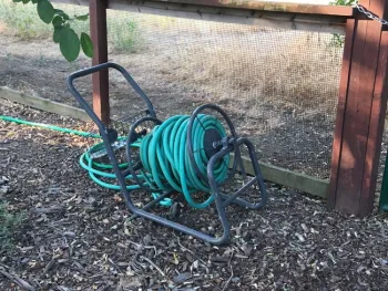 Hose reel vandalism