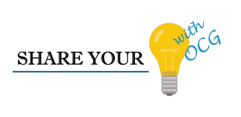 Share your Ideas with OCG