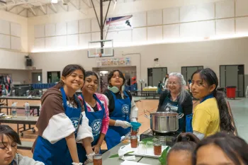 4-H SNAC Students at Culinary Academy