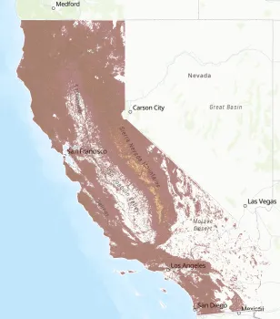 Map of California