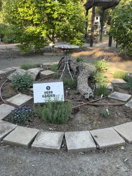 The Herb Garden at the Demo Garden. Anne Ryder