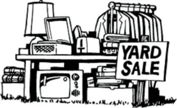 Yard Sale in Black n White with images