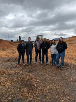 Figure 2. UC ANR Biomass Utilization Team and West Biofuels team at Hat Creek Bioenergy plant