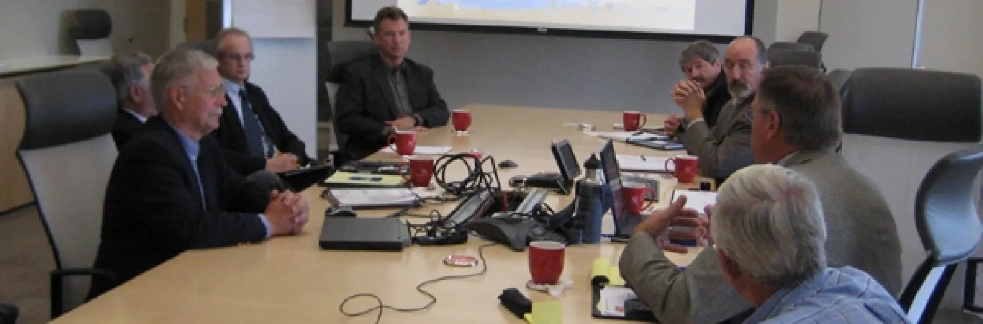 CASI and Water for Food leaders confer in Nebraska.