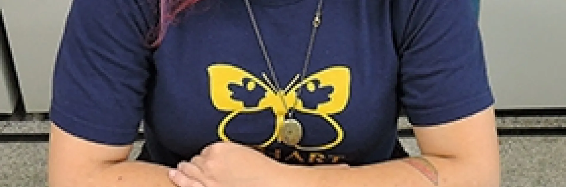 UC Davis undergraduate student Karissa Merrit will be on hand at the Bohart Museum sketching insects. (Photo by Kathy Keatley Garvey)