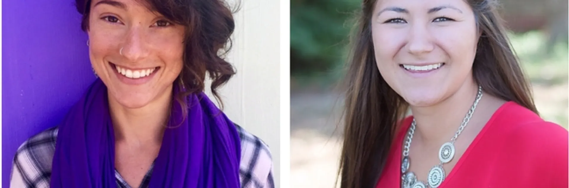 2018 UC Global Food Initiative fellows Melanie Colvin, left, and Maci Mueller.