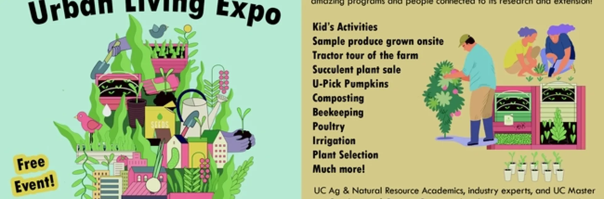 Urban Living Education Exp Flyer - Sept. 28th 9am - 2pm