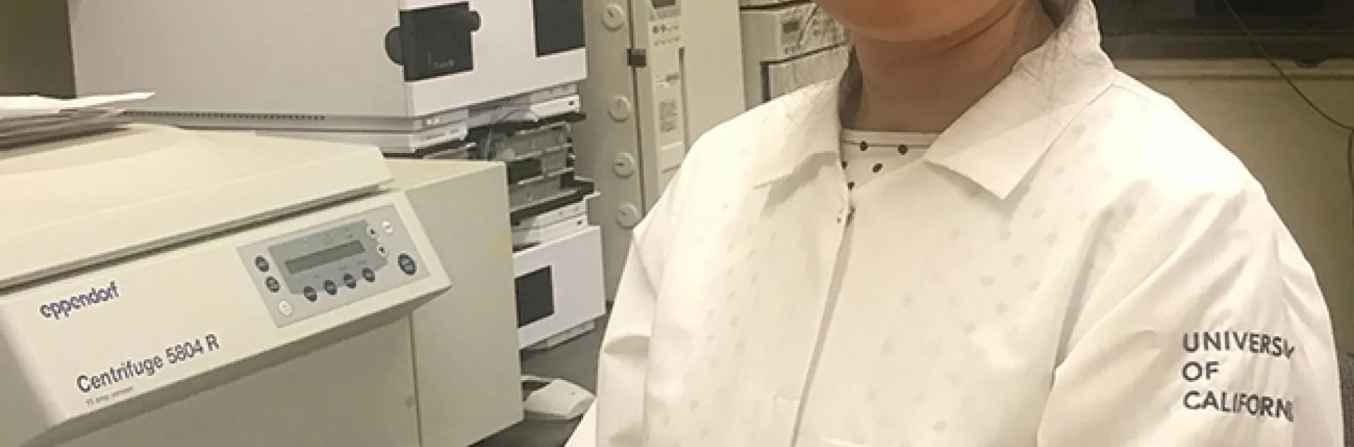 First author Yuxin Wang, a postdoctoral researcher in the Bruce Hammock lab