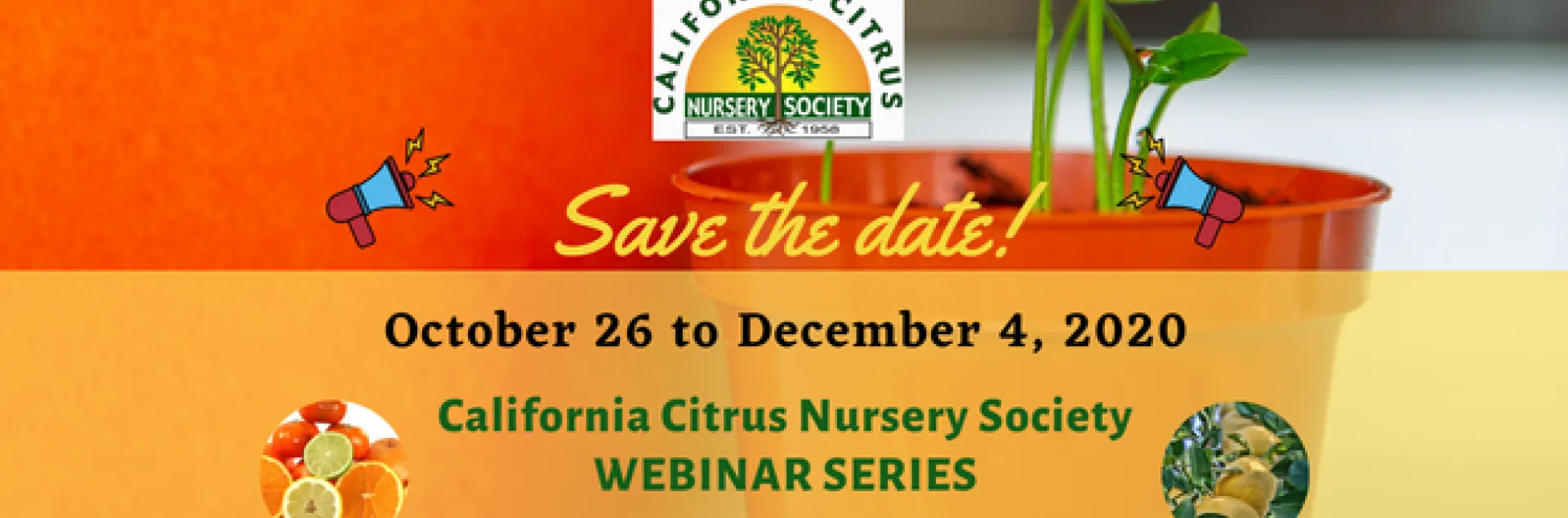 Webinars 2020 announcement